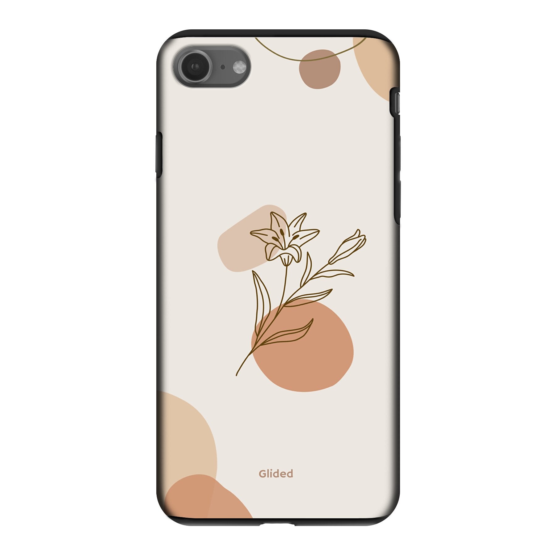 Flora iPhone SE 2020 Handyhülle mit pastellfarbenem Blumenmuster, bietet stilvollen Schutz und elegantes Design.