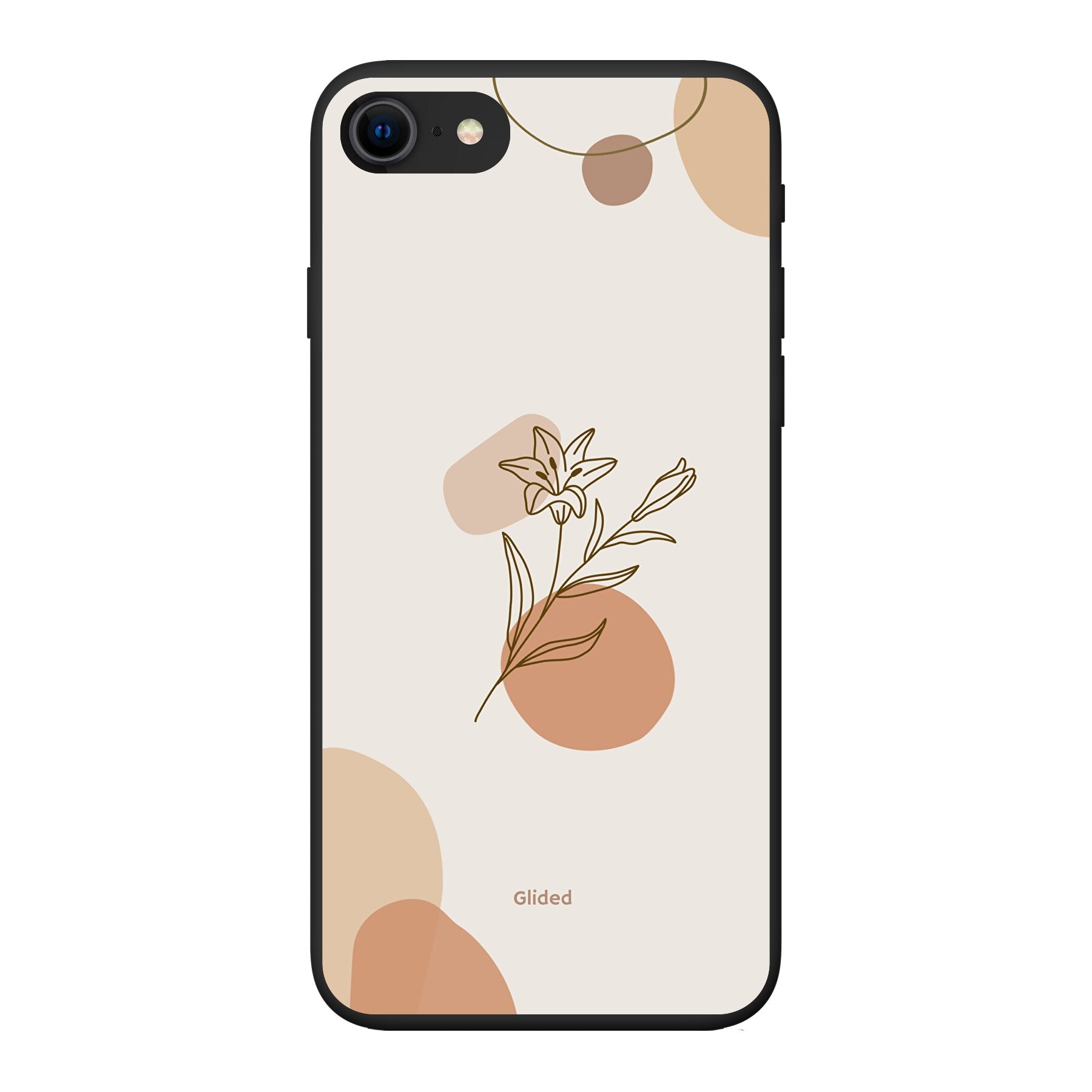 Flora iPhone SE 2020 Handyhülle mit pastellfarbenem Blumenmuster, bietet stilvollen Schutz und elegantes Design.