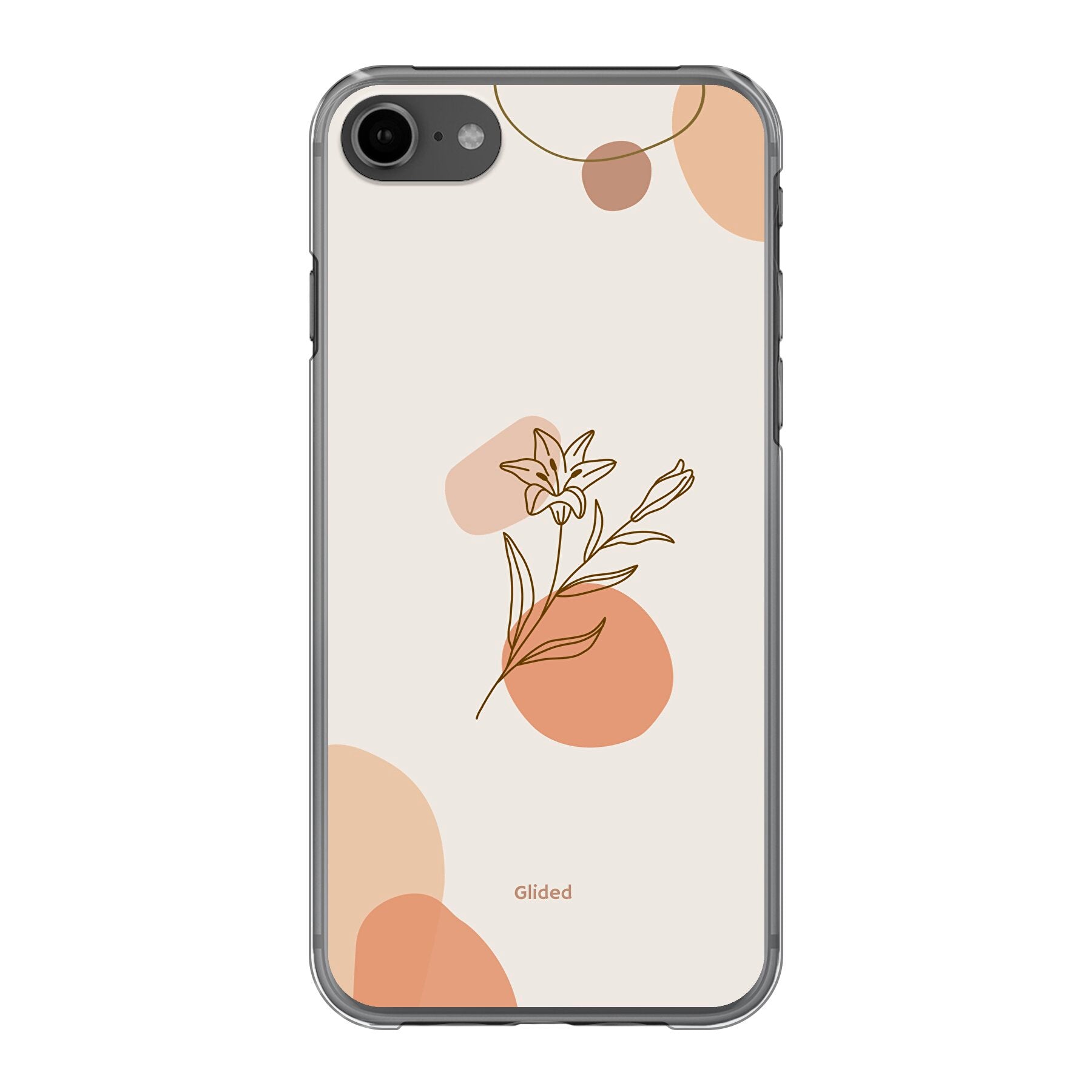 Flora iPhone SE 2020 Handyhülle mit pastellfarbenem Blumenmuster, bietet stilvollen Schutz und elegantes Design.