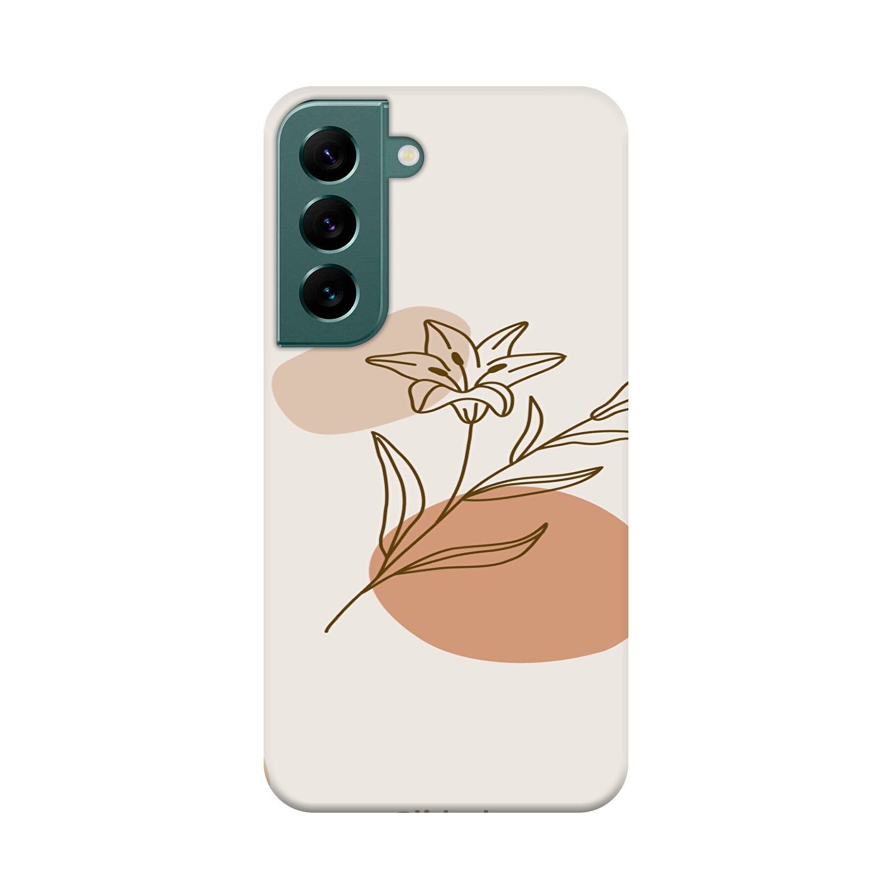 Flora Handyhülle für Samsung Galaxy S22 mit pastellfarbenen Blumenmotiven, die stilvollen Schutz bietet.