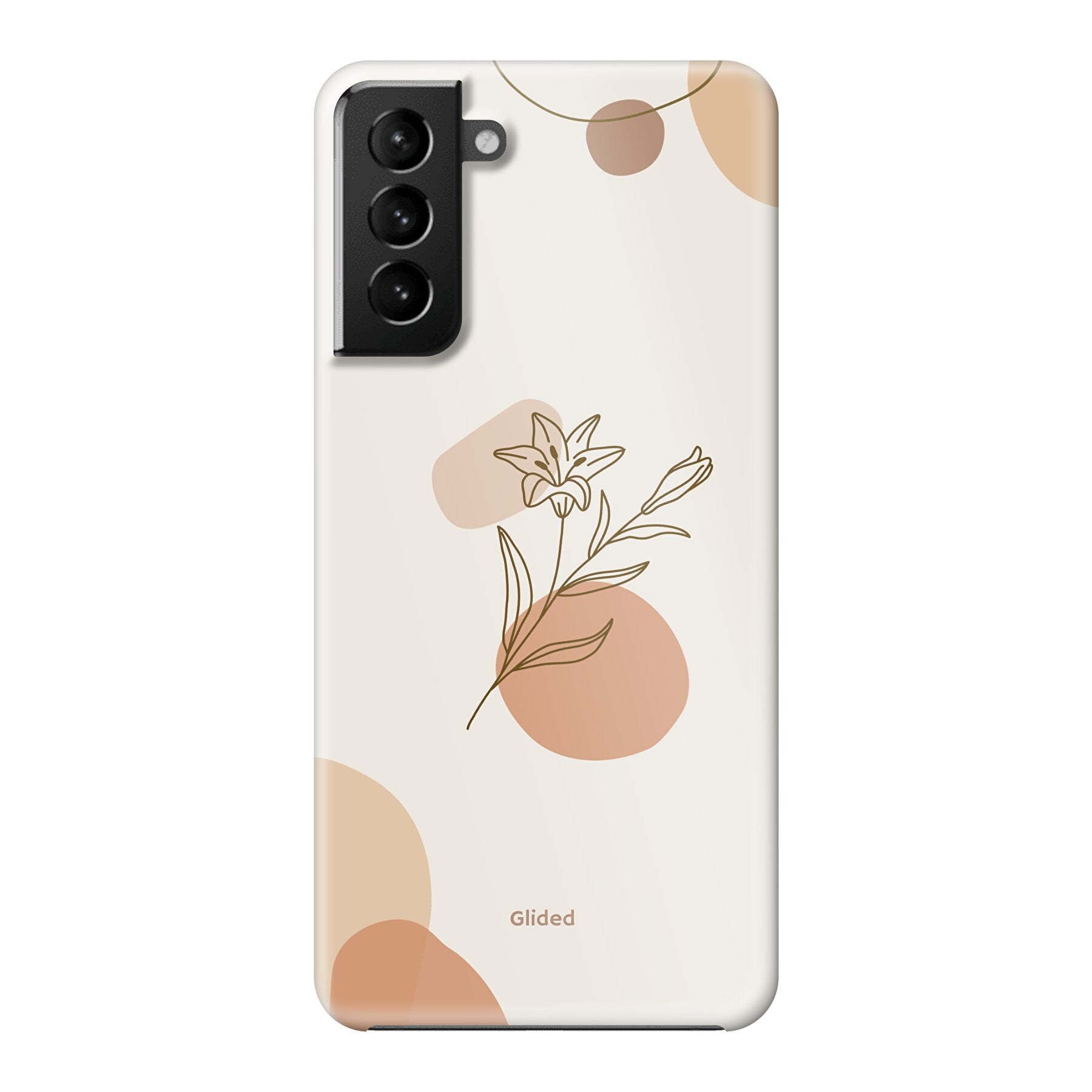 Flora Handyhülle für Samsung Galaxy S21 Plus 5G mit pastellfarbenen Blumenmustern, die stilvollen Schutz bietet.