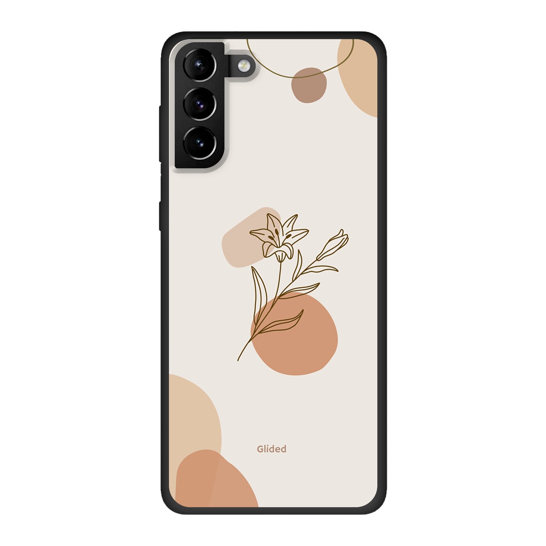 Flora Handyhülle für Samsung Galaxy S21 Plus 5G mit pastellfarbenen Blumenmustern, die stilvollen Schutz bietet.