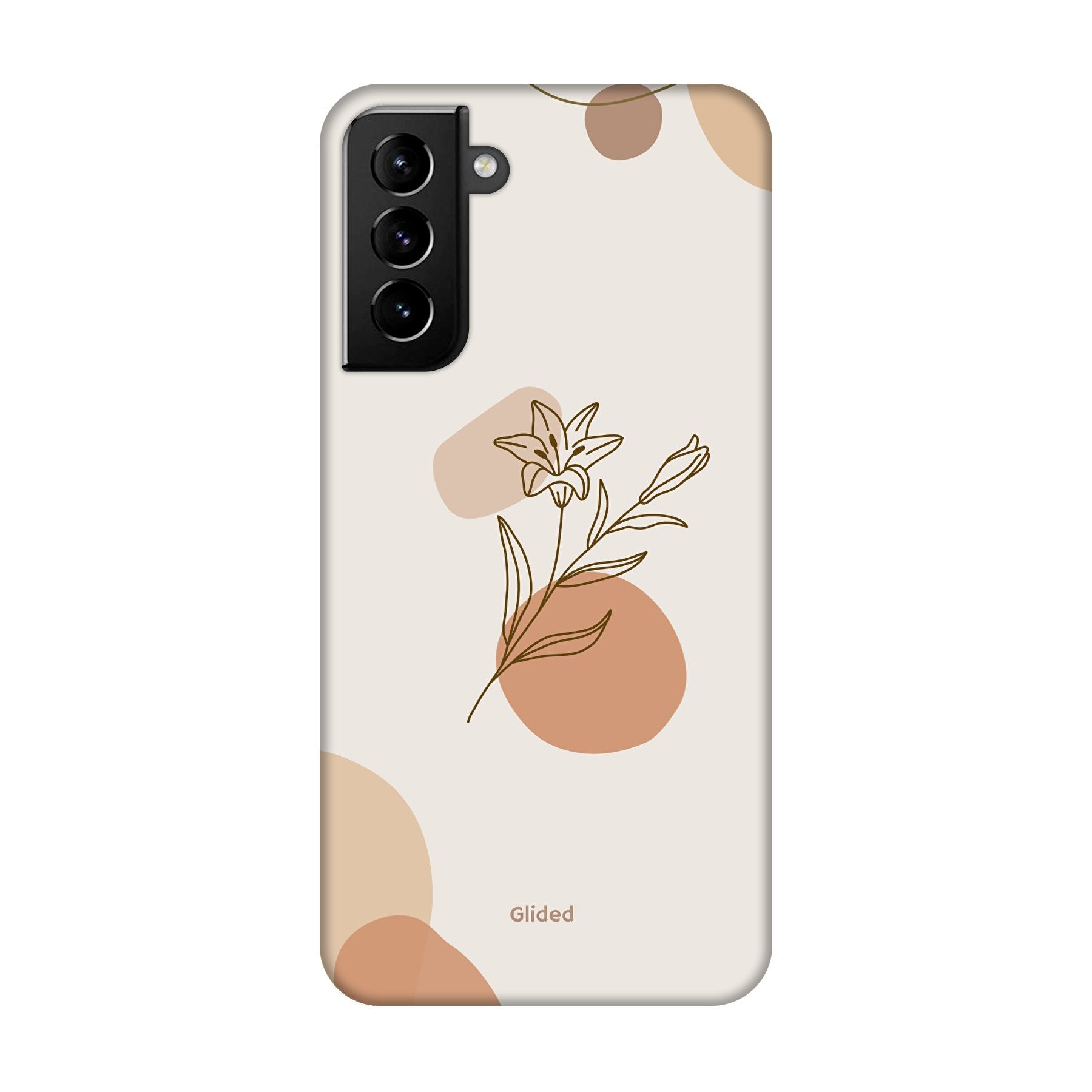 Flora Handyhülle für Samsung Galaxy S21 Plus 5G mit pastellfarbenen Blumenmustern, die stilvollen Schutz bietet.