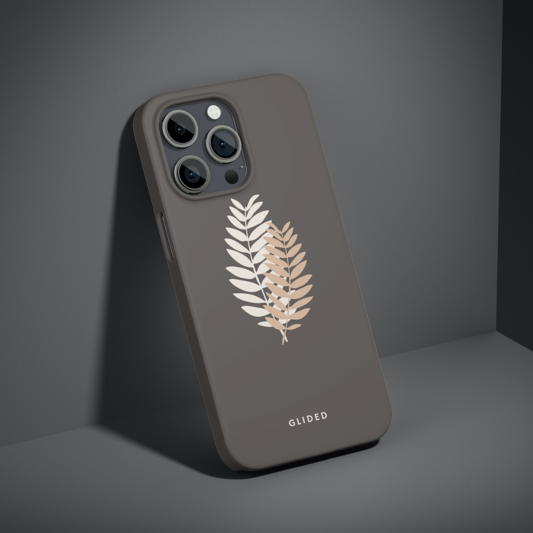 Florage Huawei P30 Pro Handyhülle mit Pflanzenabbildung auf dunklem Hintergrund, bietet stilvollen Schutz und einzigartiges Design.