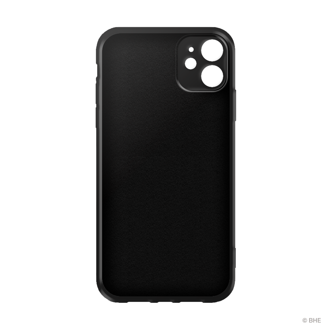 MIC Drop Black Color TPU Case showcasing its sleek design and durable material.