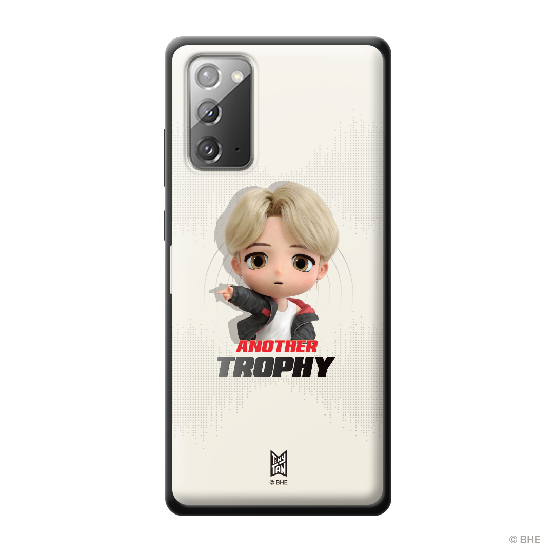 MIC Drop Bumper Phone Case featuring Jimin's design, showcasing vibrant colors and a stylish look.