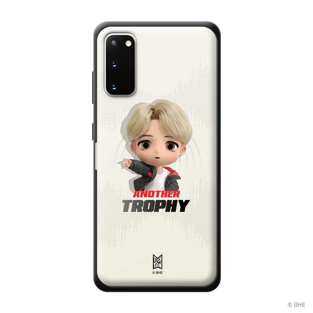 MIC Drop Bumper Phone Case featuring Jimin's design, showcasing vibrant colors and a stylish look.