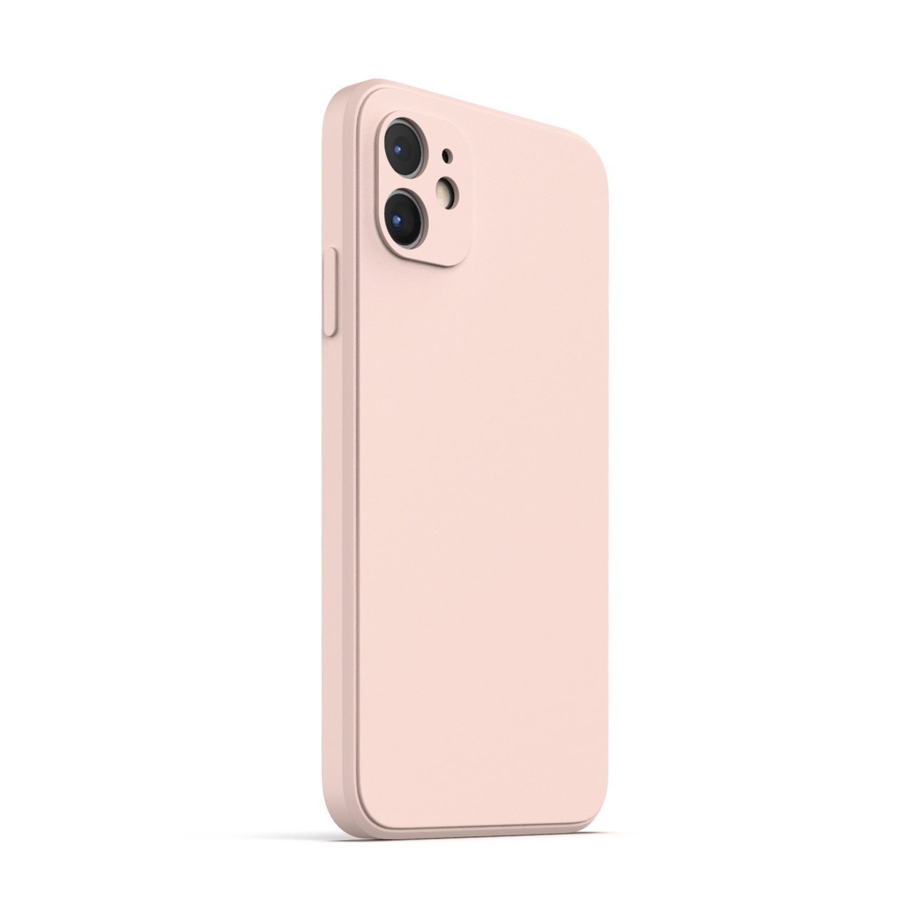 Rose iPhone 11 Case made from durable Liquid Silicone with a soft microfiber lining, showcasing its elegant design and protective features.