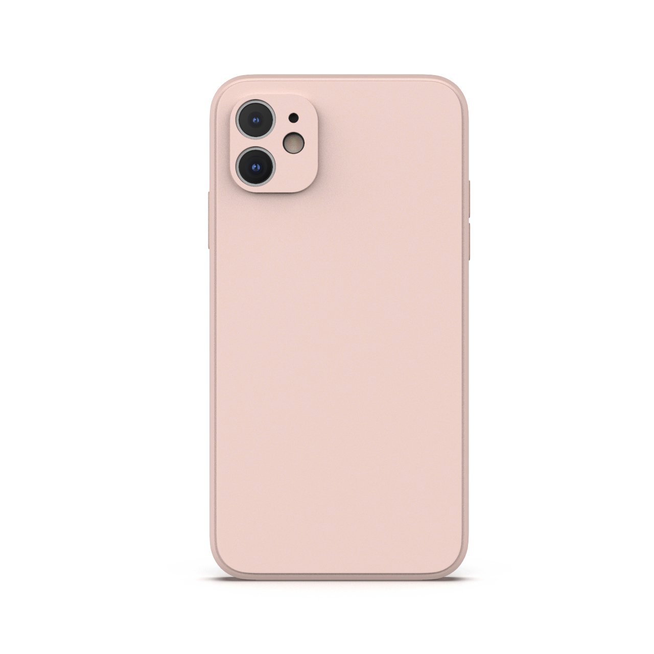 Rose iPhone 11 Case made from durable Liquid Silicone with a soft microfiber lining, showcasing its elegant design and protective features.