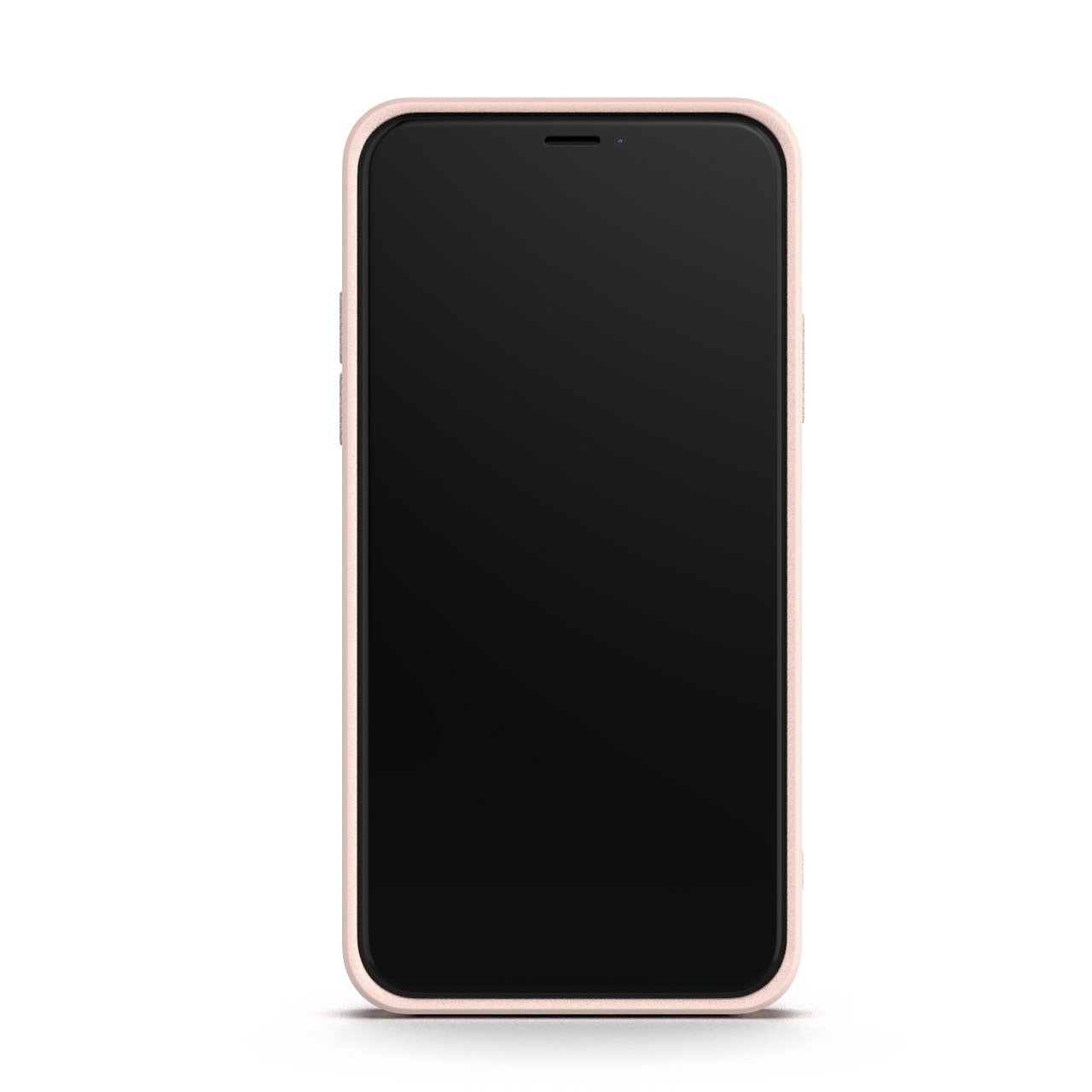 Rose iPhone X / XS Case made from durable Liquid Silicone with a soft microfiber lining, showcasing its elegant design and protective features.