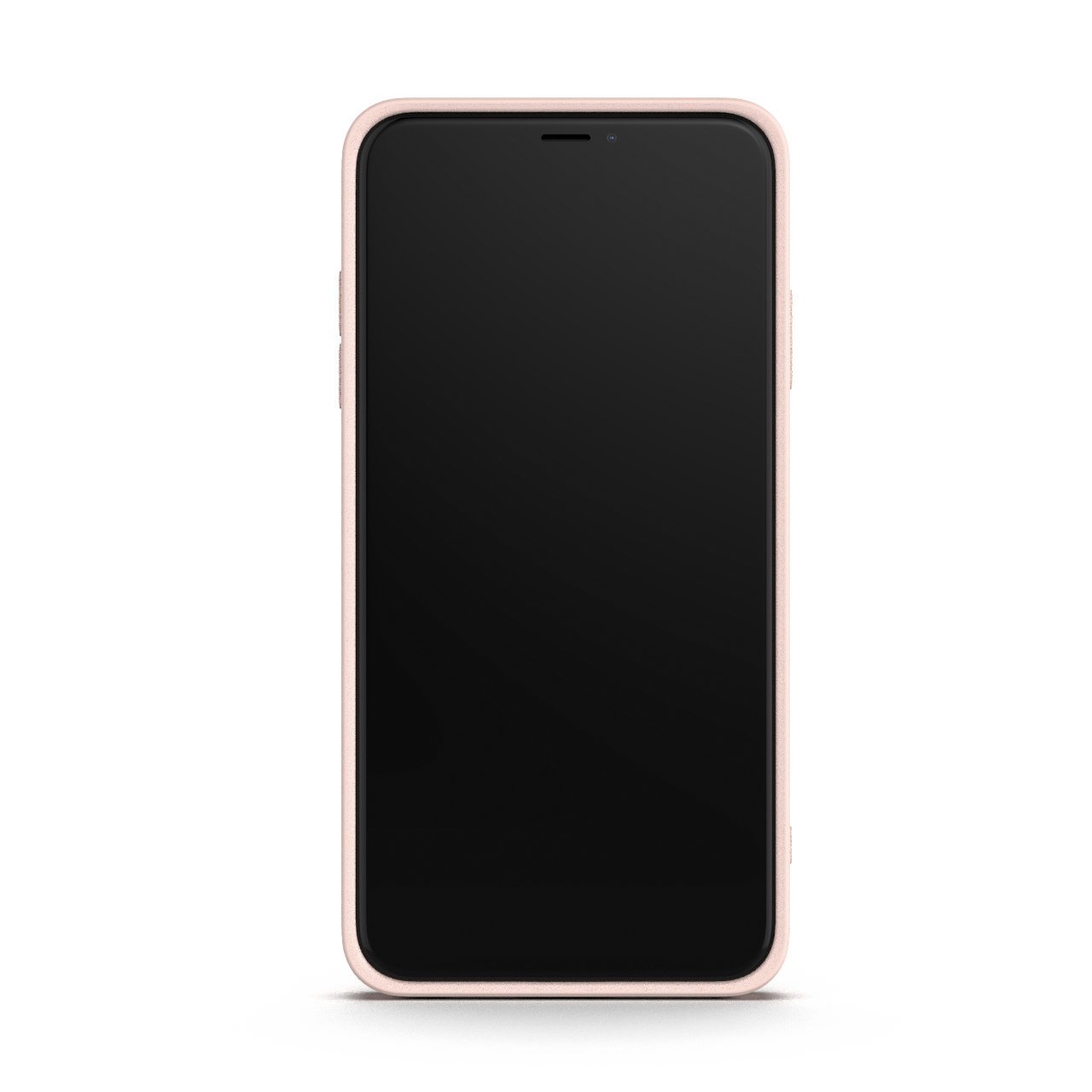 Rose iPhone XS Max Case made from durable Liquid Silicone with soft microfiber lining, showcasing its elegant design and protective features.