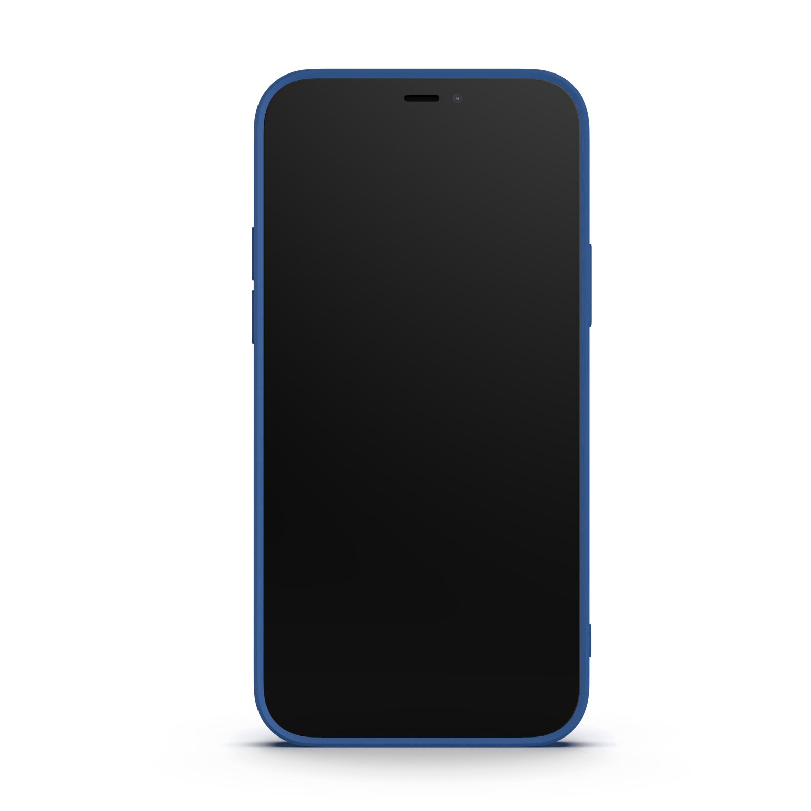 Royal Blue iPhone 12 Case made from durable Liquid Silicone with a soft microfiber lining, showcasing its vibrant color and sleek design.