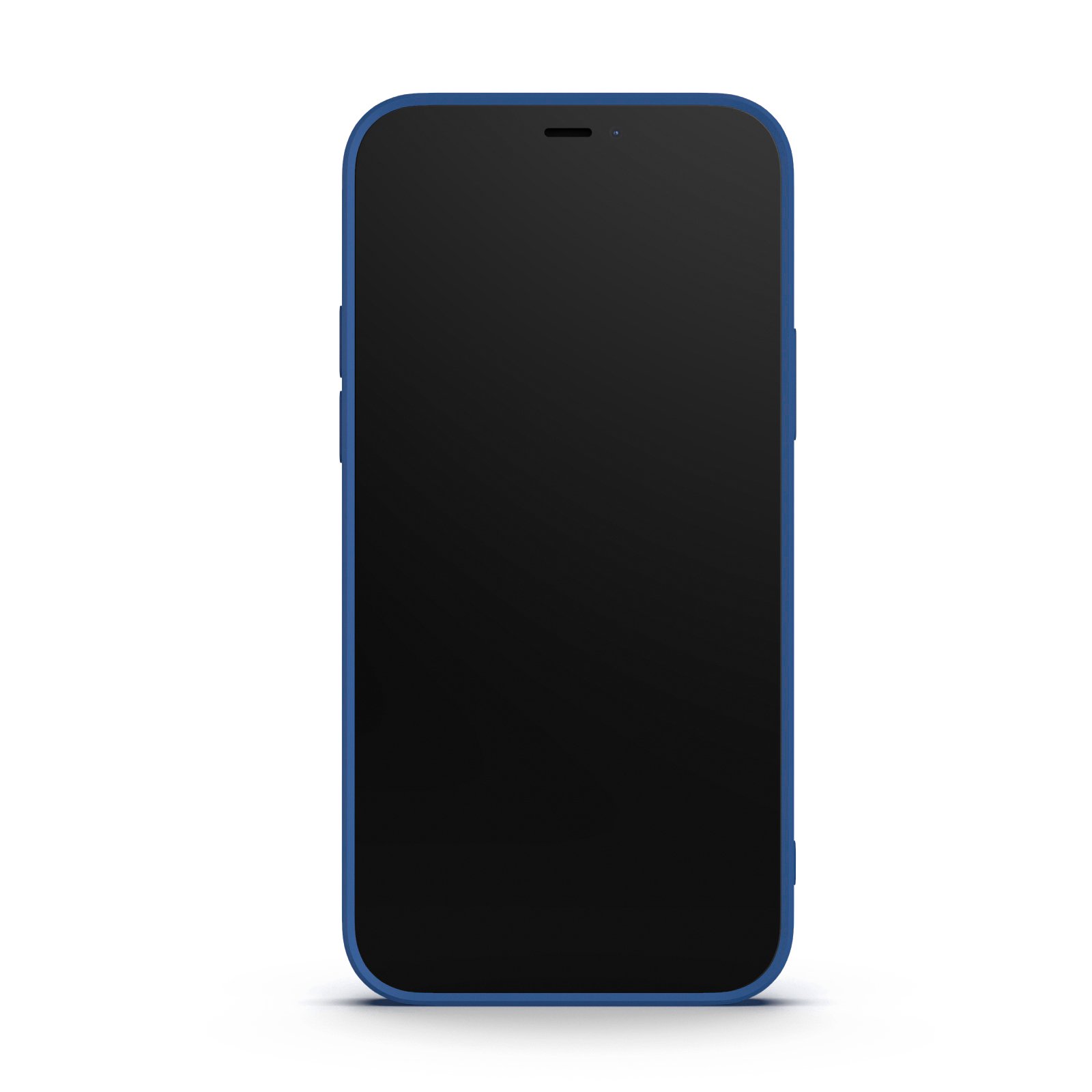 Royal Blue iPhone 12 Pro Case made from durable Liquid Silicone with a soft microfiber lining, showcasing its vibrant color and sleek design.