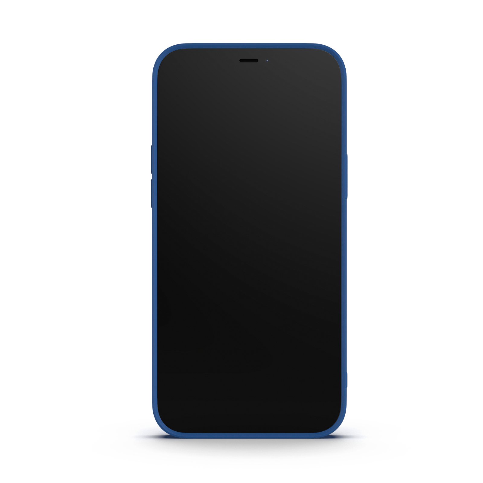 Royal Blue iPhone 12 Pro Max Case made from durable Liquid Silicone with a soft microfiber lining, showcasing its vibrant color and sleek design.