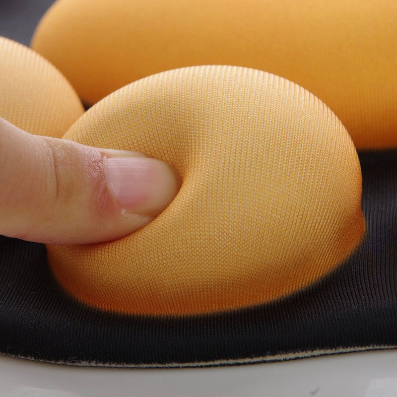 A Comfortable Cat Claw Mouse Pad made of silicone, featuring a playful cat claw design, measuring 200 x 273 x 23mm, perfect for enhancing workspace aesthetics.