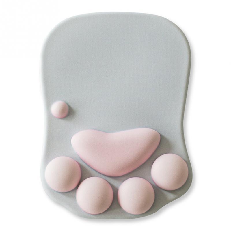 Cat paw shaped mouse pad.