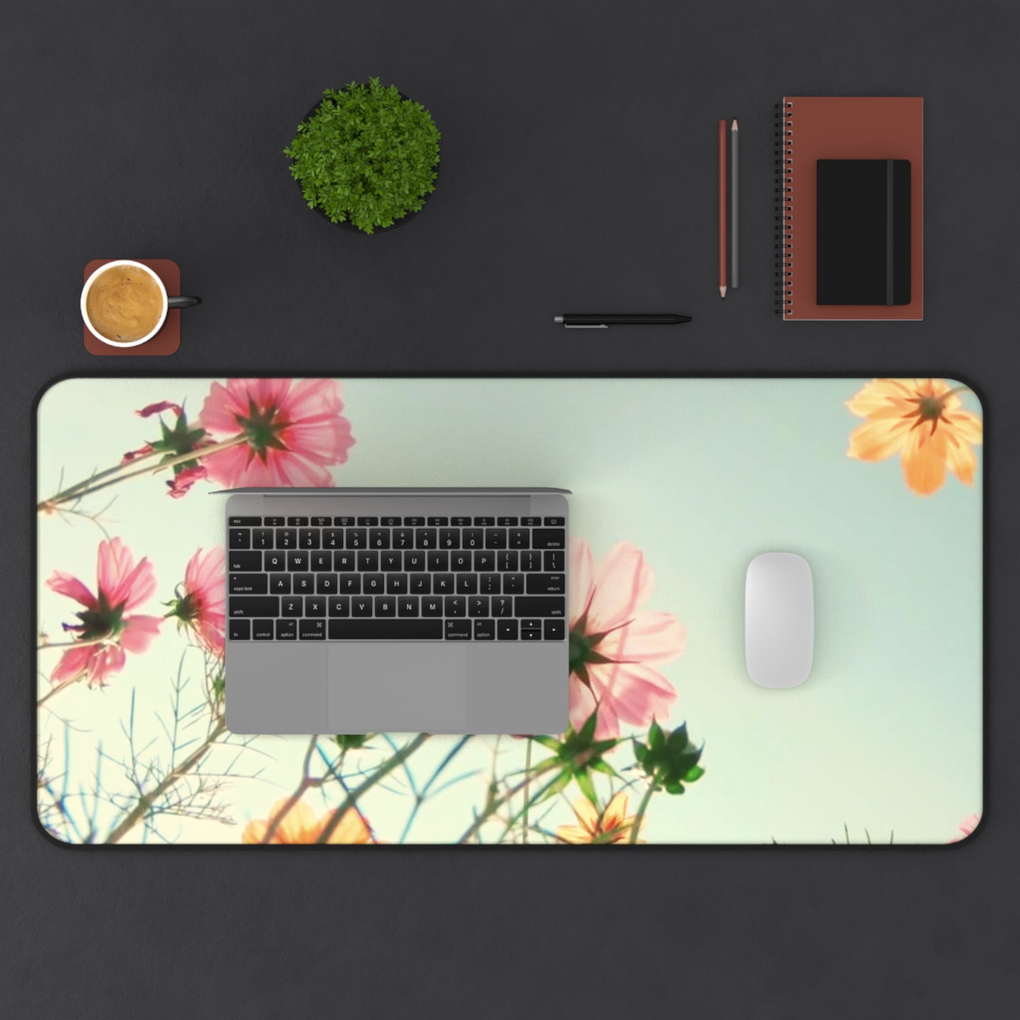 Main Flowers In The Field Desk Mat image