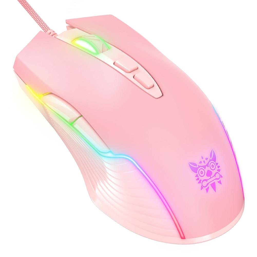 Main USB Wired Mouse 6-Gear Adjustable RGB Gaming Mouse image