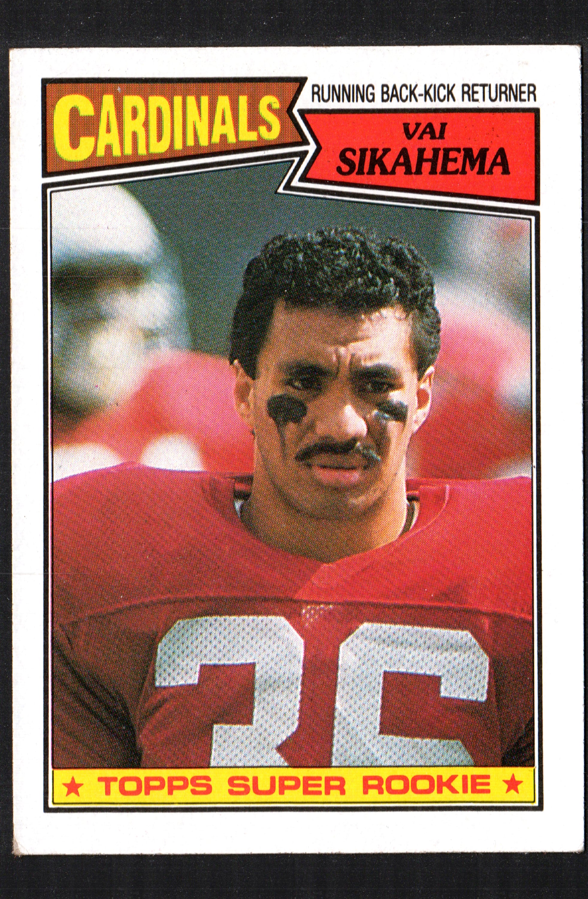 Vai Sikahema St. Louis Cardinals #332 trading card from 1987 Topps, featuring the player in his uniform with minor corner imperfections.