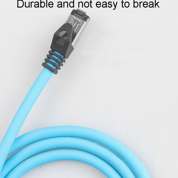 0.5m CAT5 Double Shielded Gigabit Industrial Ethernet Cable with RJ-45 connectors, showcasing its robust design and flexibility.