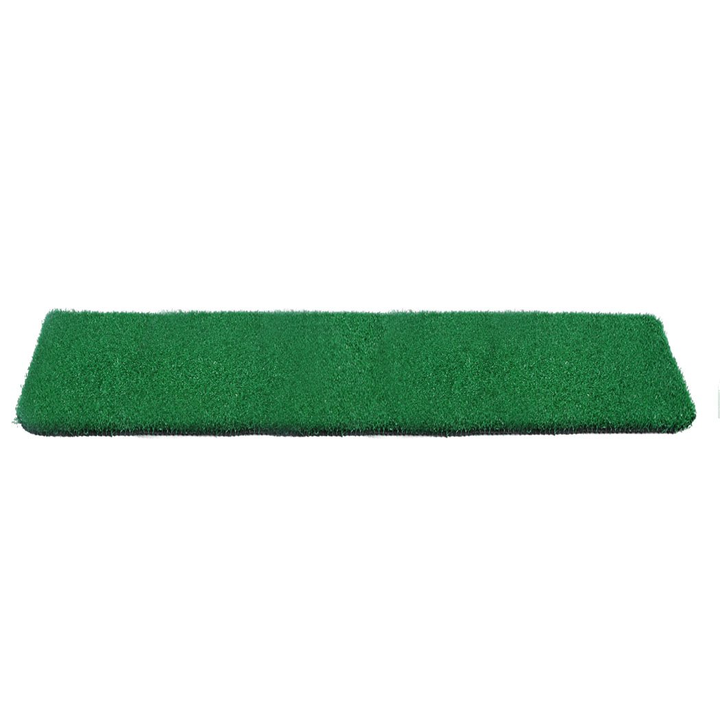 10M Golf Training Mat designed for indoor and outdoor practice, featuring a realistic grass texture and anti-slip base for stability.