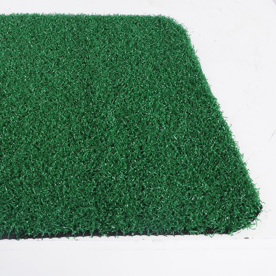 10M Golf Training Mat designed for indoor and outdoor practice, featuring a realistic grass texture and anti-slip base for stability.