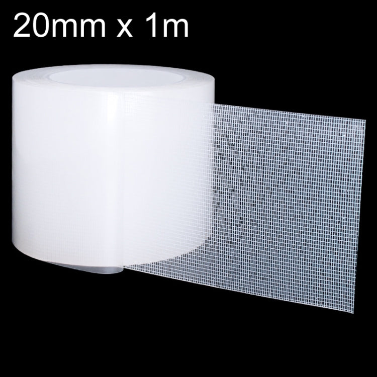 10 pieces of 20mm x 1m strong nano-grid carpet fixing double-sided tape, showcasing its transparent and durable design.