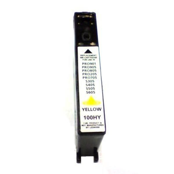 100XL Yellow Compatible Inkjet Cartridge with vibrant yellow ink for high-quality printing.