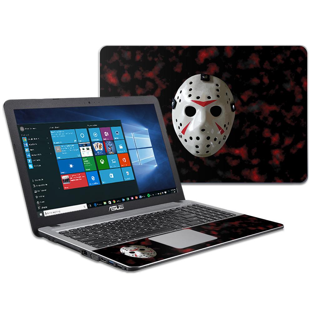 MightySkins 13th Nightmare skin for Asus VivoBook X540SA, showcasing a stylish design with a matte finish.