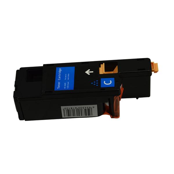 1660 1660W Cyan Generic Toner cartridge, showcasing its vibrant cyan color and premium quality design.