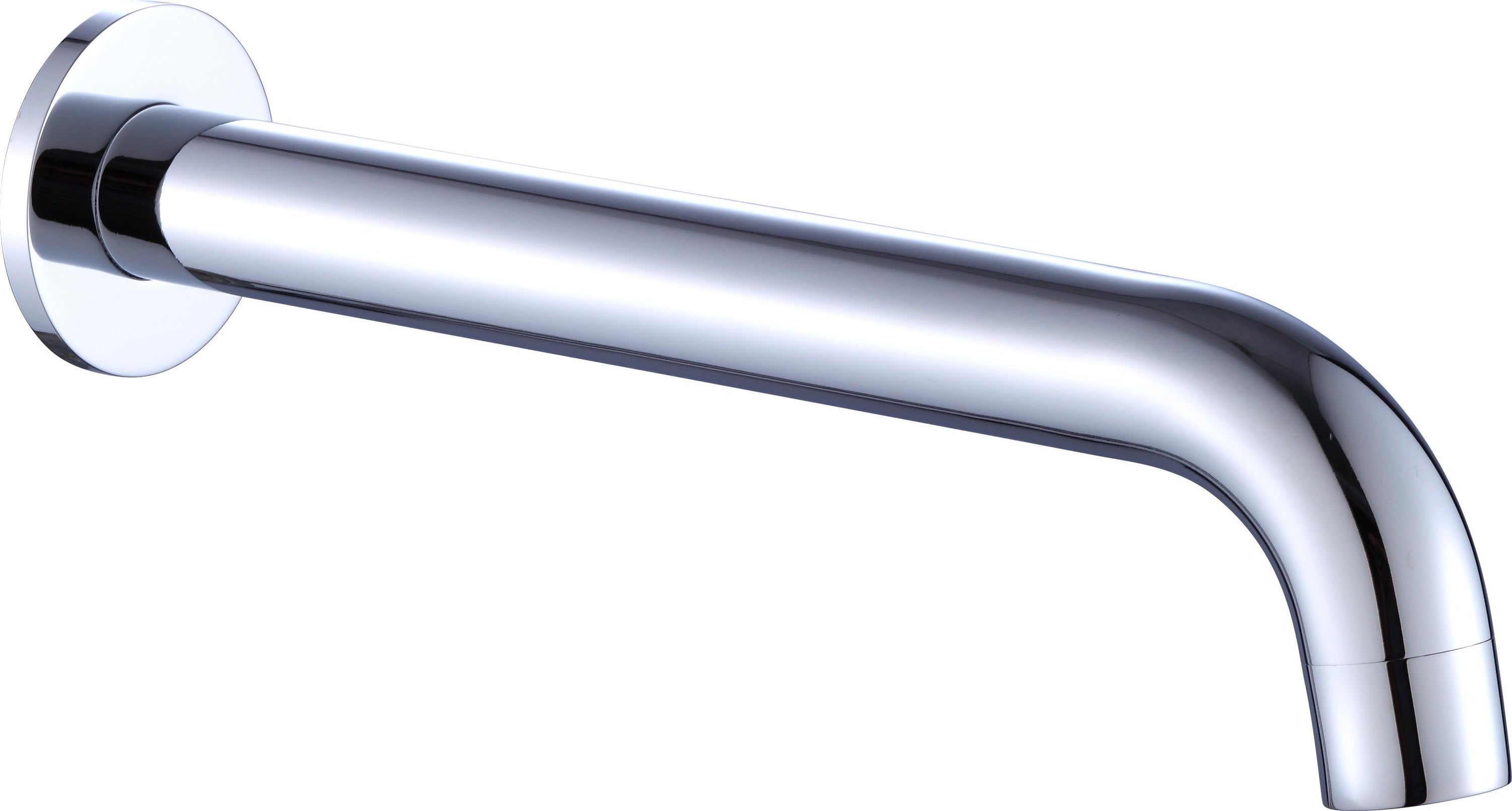 Della Francesca 160mm Bath Spout in polished chrome finish, showcasing its sleek and modern design.