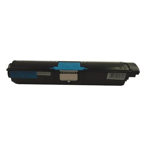 Premium Remanufactured Cyan Toner cartridge with vibrant cyan color, designed for high-quality printing.