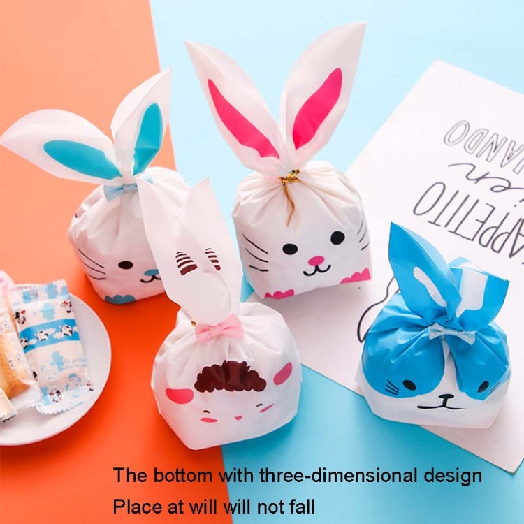 Colorful Cartoon Rabbit Ears Gift Packaging Bags, perfect for candy and snacks, featuring a playful design and durable material.