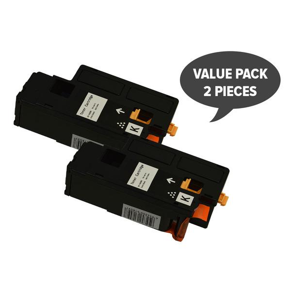 Two 1660W Black Generic Toner cartridges, designed for high-quality laser printing.