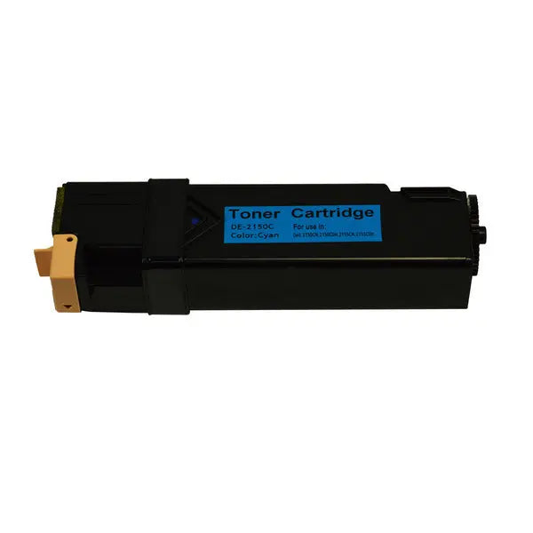 2150 Premium Generic Cyan Toner cartridge with vibrant cyan color, designed for laser printers.