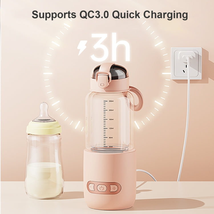 250ml Wireless Instant Water Warmer Electric Kettle designed for baby formula preparation, featuring a sleek design and LED display.