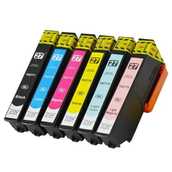 277XL Compatible Inkjet Set featuring six cartridges in a boxed set, including black, cyan, magenta, yellow, light cyan, and light magenta.