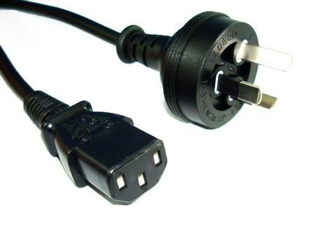 A 2M IEC Power Cord 10 Amp, featuring a durable design with a standard IEC connector for reliable power supply.