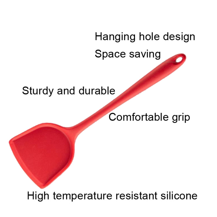 Set of 2pcs Non-stick High Temperature Resistant Silicone Cookware in various colors, showcasing their ergonomic design and hanging hole feature.