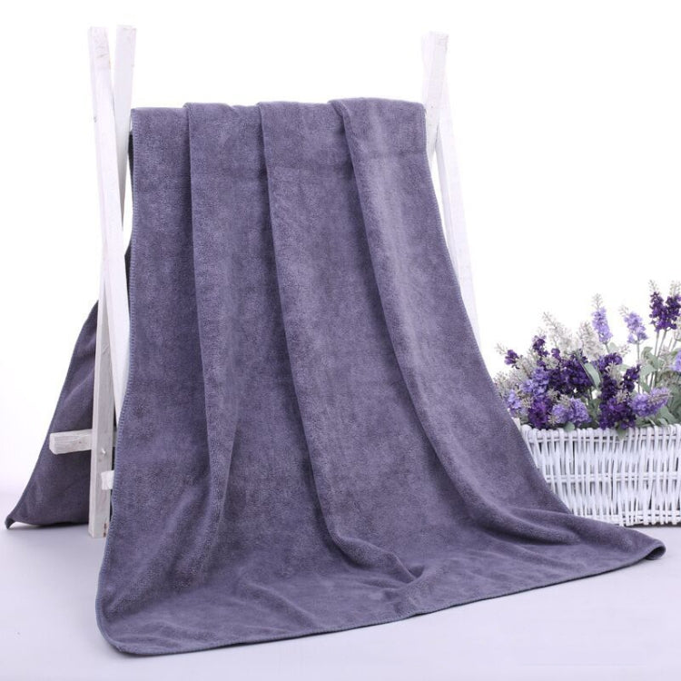 30x60cm Nano Thickened Large Bath Towel in a beauty salon setting, showcasing its soft texture and vibrant color.