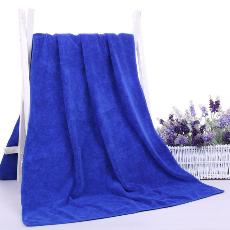 30x60cm Nano Thickened Large Bath Towel in soft fiber material, ideal for hairdressers and beauty salons, showcasing its absorbent and durable features.