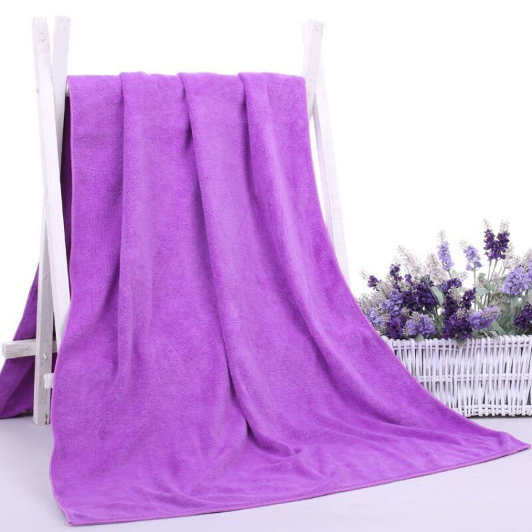 30x70cm Nano Thickened Large Bath Towel in soft fiber, ideal for hairdressers and beauty salons, showcasing its absorbent and durable features.