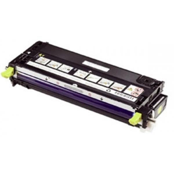 3130 Yellow Premium Generic Toner cartridge with vibrant yellow color, designed for laser printers.