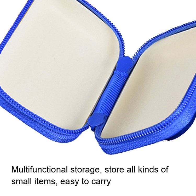 Three red rectangular tinplate zipper bags with a brushed finish, showcasing rounded edges and a smooth design, ideal for storing small items.