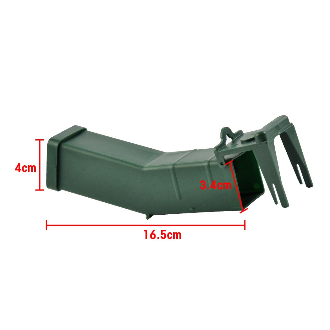 Four green reusable mouse traps designed for safe live capture of rodents, featuring a touch-and-catch mechanism.