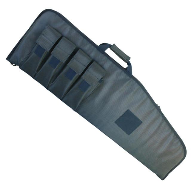 40 inch military tactical bag with gun holster, designed for hunting and airsoft, made of durable polyester material.