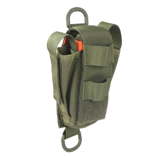 40 inch military tactical bag with gun holster, designed for hunting and airsoft, made of durable polyester material.