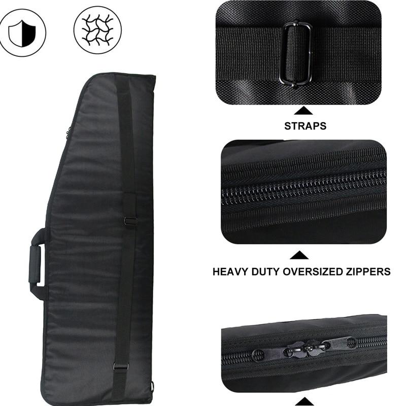 40 inch military tactical bag with gun holster, designed for hunting and airsoft, made of durable polyester material.