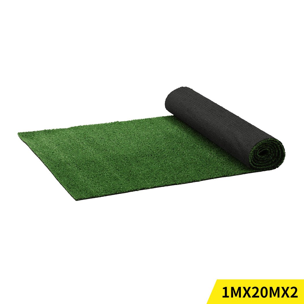 40SQM of lush green artificial grass lawn flooring, showcasing its realistic texture and vibrant color, perfect for outdoor spaces.