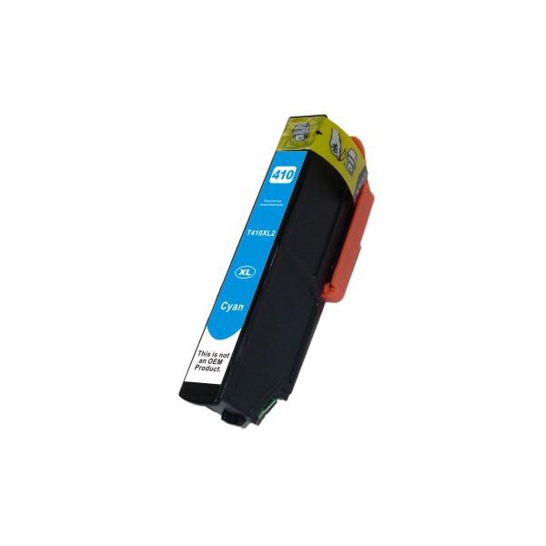 410XL Cyan Compatible Inkjet Cartridge with vibrant cyan ink for high-quality printing.